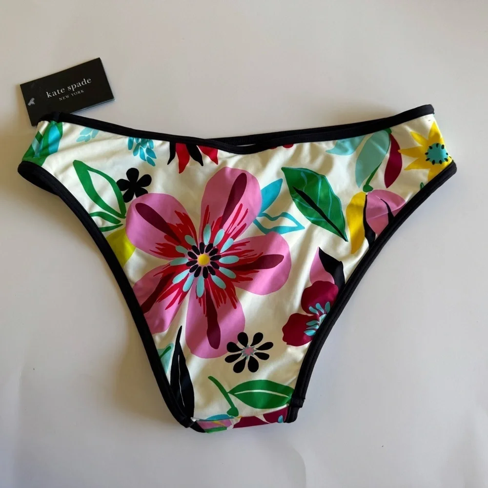 New kate spade new york Women's Floral Bikini Bottoms medium